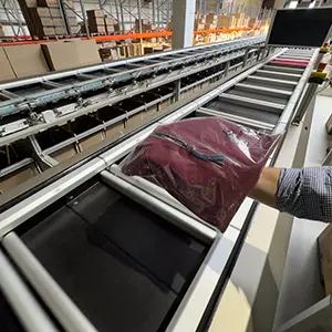 Witra case split tray sorter met producten